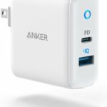 Anker 32W 2 Port with 20W Power Adapter, PowerPort PD 2 with Foldable Plug