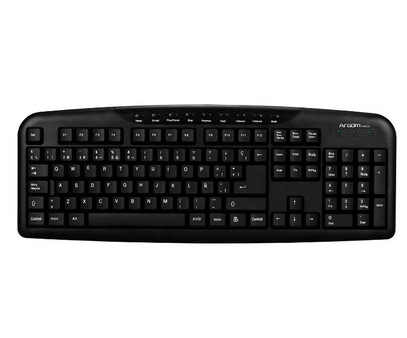Multimedia English Keyboard USB