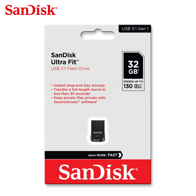 Sandisk USB Flashdrive 32GB Ultra Fit 3.1 Z430