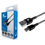 Xtech USB 2.0 A m to USB Type C m Braided Cable
