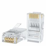 CableCreation Cat6 RJ45 Connectors Transparent