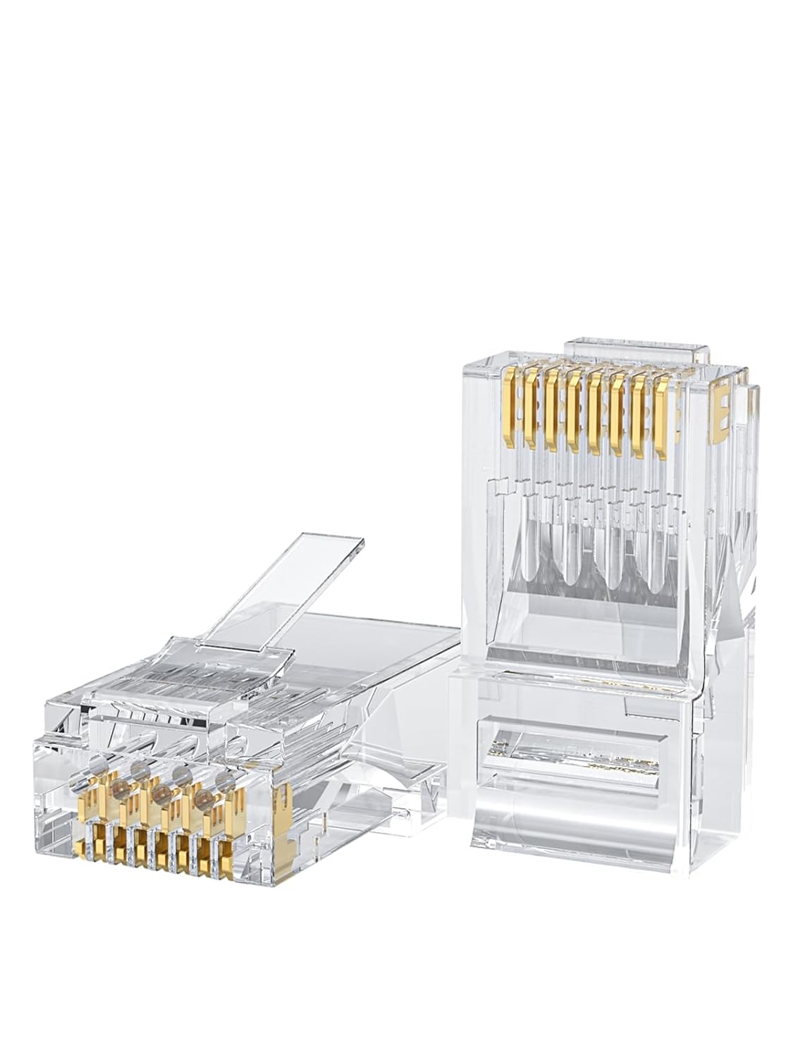 CableCreation Cat6 RJ45 Connectors Transparent