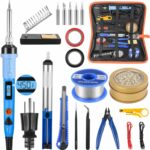 Electronics Soldering Iron Kit W/80W LCD Gun