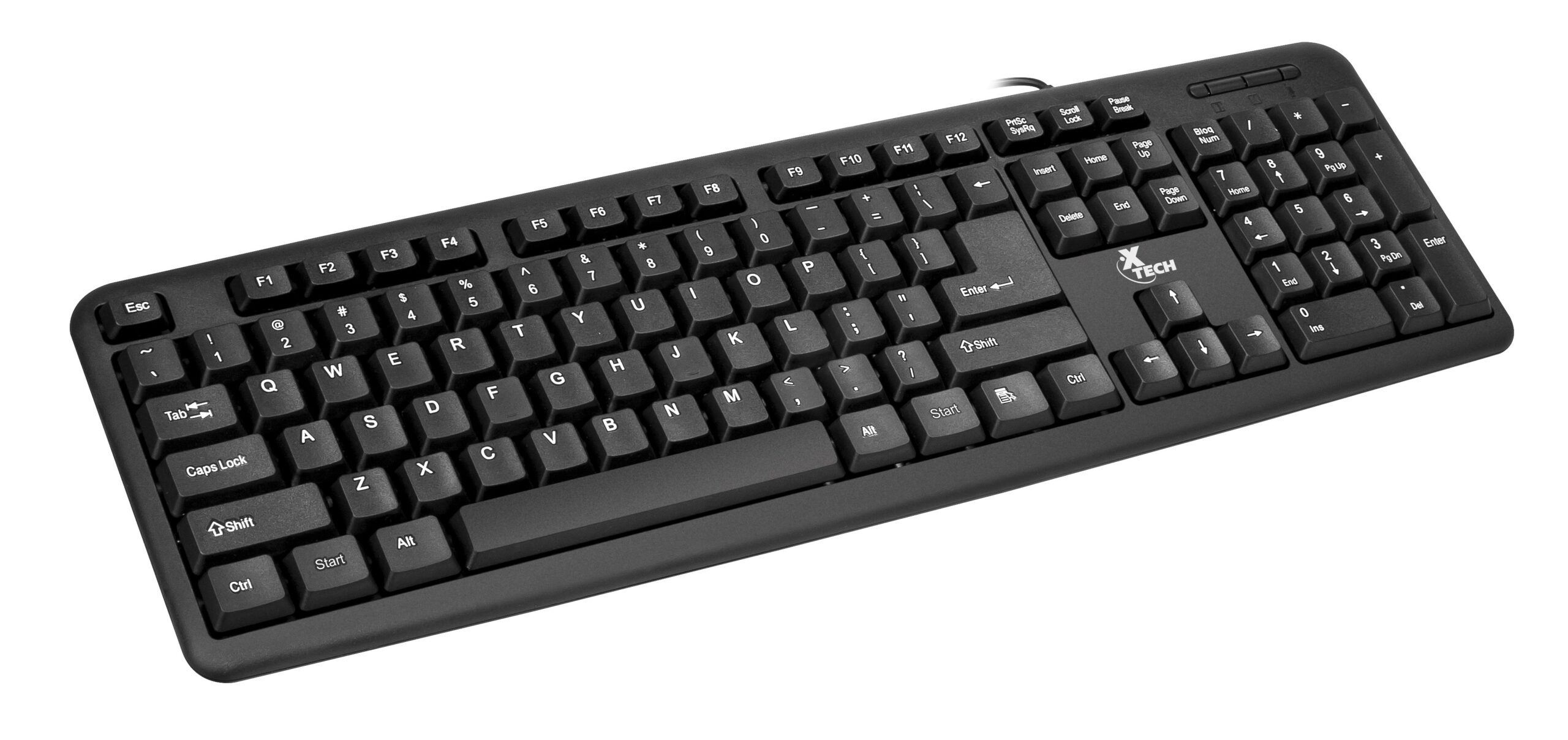 Xtech Standard Wrd Keuboard USB Eng XTK-092E Blk